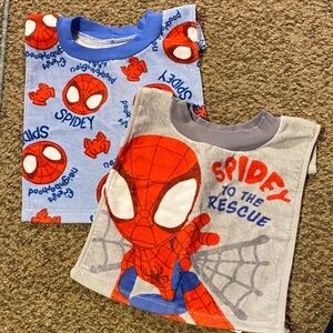 Spiderman Themed Bibs